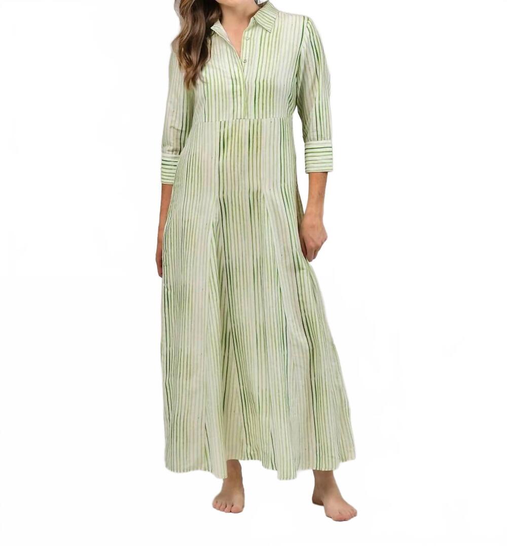 NEW BEAU & RO alexa dress in english stripe
